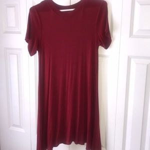 American Eagle Ribbed T-shirt dress